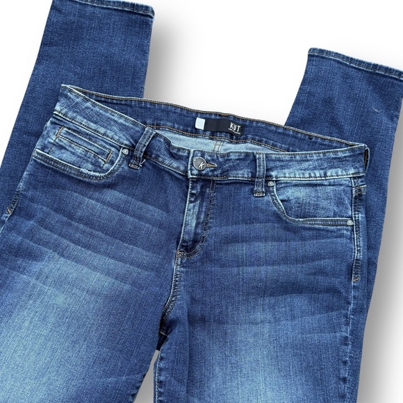 KUT Women’s Toothpick Skinny Medium Wash Stretchy Denim Jeans size 14 - Picture 13 of 16